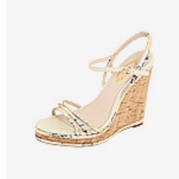 Elie Tahari Sandals Charlotte Cork Platform Wedge